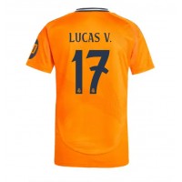 Camisa de Futebol Real Madrid Lucas Vazquez #17 Equipamento Secundário 2024-25 Manga Curta